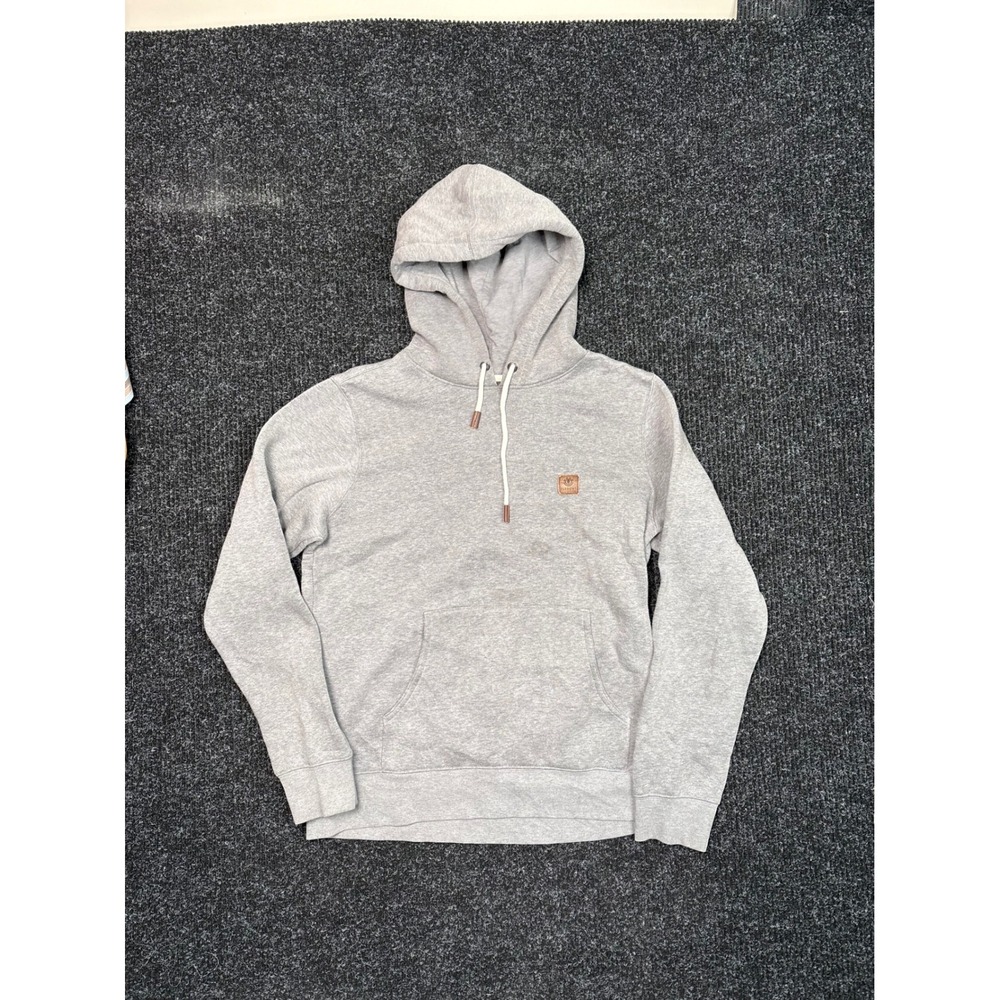 Element Made to Endure Mens Large Heather Gray Pullover Hoodie Sweatshirt Logo